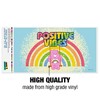 Care Bears Cheer Bear Positive Vibes Automotive Bumper Sticker - 3 of 4