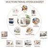 Racxily 3 Pack Storage Basket, Woven Baskets for Storage, Organizer Bins Laundry Basket, Decor Basket for Toys, Towels, Books - 2 of 3
