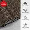 Area Rugs for Living Room Soft Faux Wool Modern Braided Print Rug Washable Rug Low Pile Non-Slip Carpet - 4 of 4