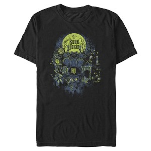 Mens Haunted Mansion Ezra Moonlight Graveyard T Shirt - 1 of 4