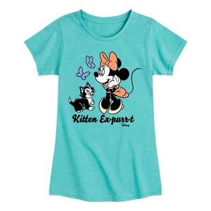 Girls' - Disney - Minnie Mouse Fitted Short Sleeve Graphic T-Shirt - 1 of 4
