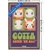 Trends International Pokemon: Groovy Vibes - Gotta Catch 'Em All! Framed Wall Poster Prints - 3 of 4