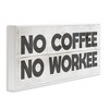 Stupell Industries No Coffee Funny Office Phrase, 24" x 10" - 3 of 4