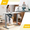 Costway 48'' Sit to Stand Desk Adjustable Standing Workstation w/ Crank - 4 of 4