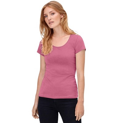 ellos Plus Size Scoop Neck Tee