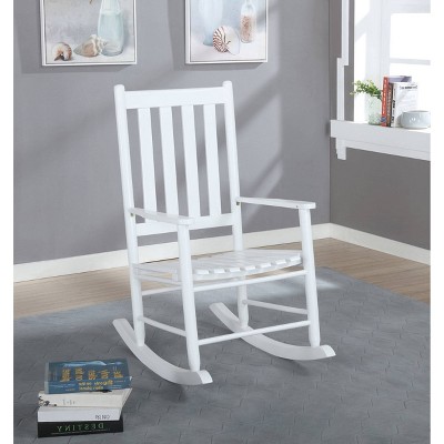 Annie Solid Wood Slat Back Wooden Rocking Accent Chair - Coaster