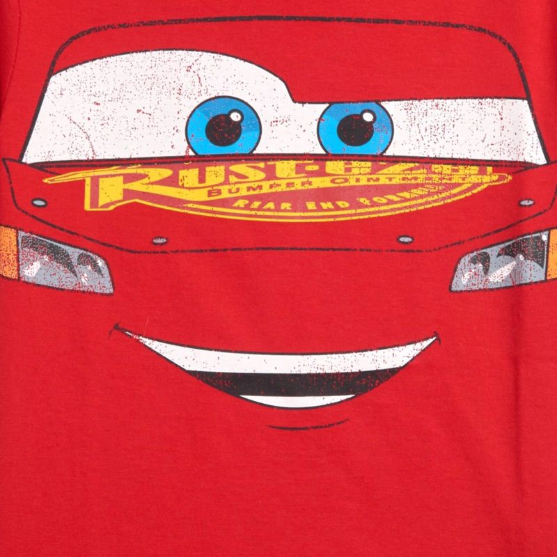 Disney Pixar Cars Lightning McQueen 3 Pack Graphic T-Shirts Little Kid, 5 of 8
