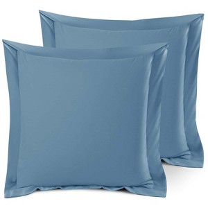 Nestl Soft Pillow Shams Set of 2, Double Brushed Microfiber Pillow Covers, Premium Pillow Shams With 1.5” Flange - 1 of 4