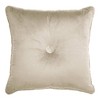 Edie@Home 20"x20" Delmonico Chenille Square Throw Pillow Ivory: Woven Polyester, Indoor Use, Sewn Seam Closure - 3 of 4