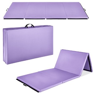 Best Choice Products 10ftx4ftx2in Folding Gymnastics Mat 4-Panel Exercise Workout Floor Mats w/ Handles - 1 of 4