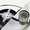Flush Mount Ceiling Fans with Lights and Remote Control green Caged Low Profile Ceiling Fan - 4 of 4