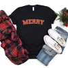 Simply Sage Market Women's Merry Varsity Short Sleeve Graphic Tee - 3 of 4
