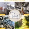 WOWOW Double Handles Deck Mount Faucet with 8 in. Swivel Spout, Standard Kitchen Faucet in Polished Chrome - 2 of 4