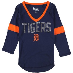 Touch by G-III Womens Detroit Tigers Embellished T-Shirt - 1 of 2