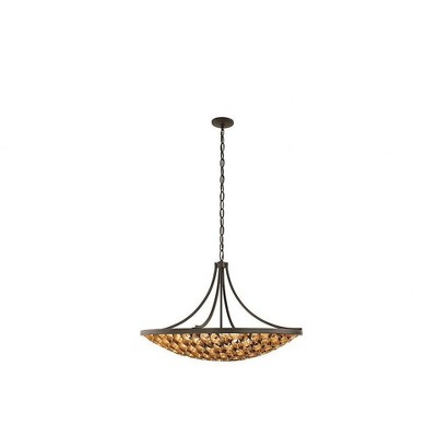 Savoy House Ventura 8 - Light Pendant in  Matte Black/Gold