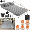 LakeForest"Inflatable SUV Air Mattress with Pillow, Air Pump, Storage Bag for Car, Travel & Camping Comfort"Black Grey - 3 of 4