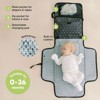 KeaBabies Ezee Diaper Changing Pad, Portable Diaper Changing Mat, Waterproof Foldable Diaper Changing Pad - 2 of 4