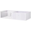 PawHut 81" x 40" Whelping Box for Dogs Built for Mother's Comfort, Newborn Puppy Supplies, Puppy Playpen with Adjustable Height Entrance Door - 4 of 4