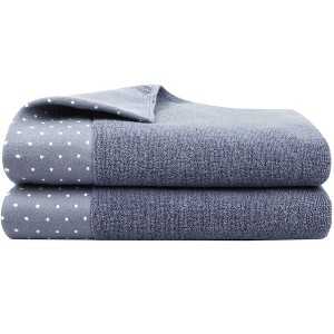 PiccoCasa Soft 100% Combed Cotton 600 GSM Highly Absorbent for Bathroom Shower Hand Towel Set - 1 of 4