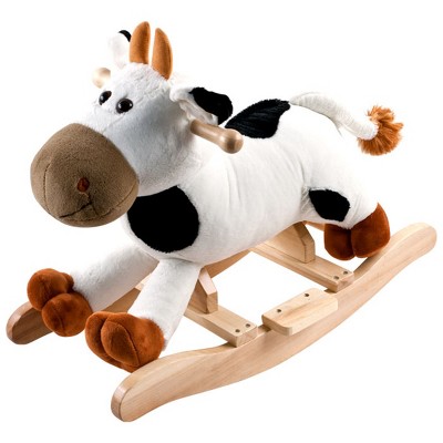 Kids' Plush Ride-on Rocking Toy Cow :