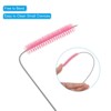 Unique Bargains Nylon Flexible Bendable Long Reusable Drinking Straw 12 Pcs - 3 of 4