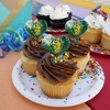 North Dakota State Tie Dye Heart Love Cupcake Picks Toppers Decoration Set of 6 - 4 of 4