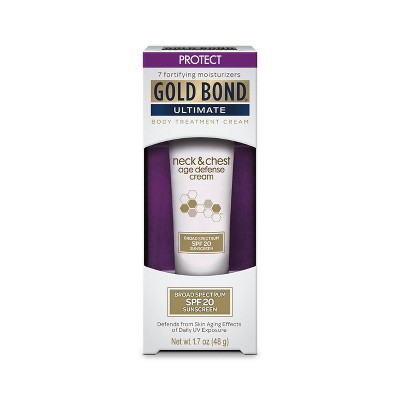 Gold Bond Neck & Chest Age Defense Sunscreen - SPF 20 - 1.7oz