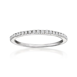 RS Pure by Ross-Simons 0.15 ct. t.w. Diamond Ring in Sterling Silver - 1 of 4
