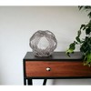 HomeRoots 8.5" Gray Metal Decorative Orb - 2 of 4