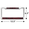 Ball State University School Logo Full Size Standard License Plate Metal Frame - 4 of 4