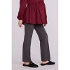 Women's Mia Secret Fit Over the Belly Slim Straight Leg Pant | Motherhood Maternity - 3 of 4