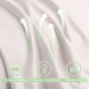 PiccoCasa Zipper Closure Breathable Luxury Viscose From Bamboo Pillowcases 2 Pcs - 3 of 4