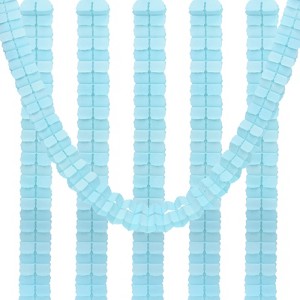 Unique Bargains Paper Reusable Streamers Party Wedding Backdrop Hanging Decoration Four-Leaf Garlands 6 Pcs - 1 of 4