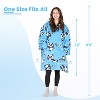 Tirrinia Wearable Blanket Oversized Hoodie for Adults, Patterns Sweatshirt Blanket, as Warm & Funny Gifts for Men Women Girlfriend - 4 of 4