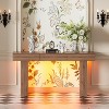 PAKASEPT 63" Extra Long Console Table with 3 Drawers, Wooden Narrow Entryway Table, for Hallway, Living Room - 3 of 4