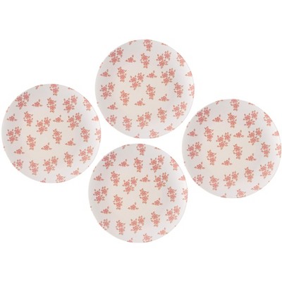 Shiraleah Primavera Set Of 4 Block Print Dinner Plates : Target