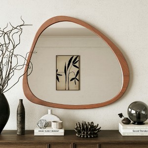 GlasFlength Decorative Wall Mirrors 44.9*38.93 Inch Bathroom Mirror Modern Wall Decor, Unique Style, for Entryway, Bedroom,Living Room, Washroom, - 1 of 4
