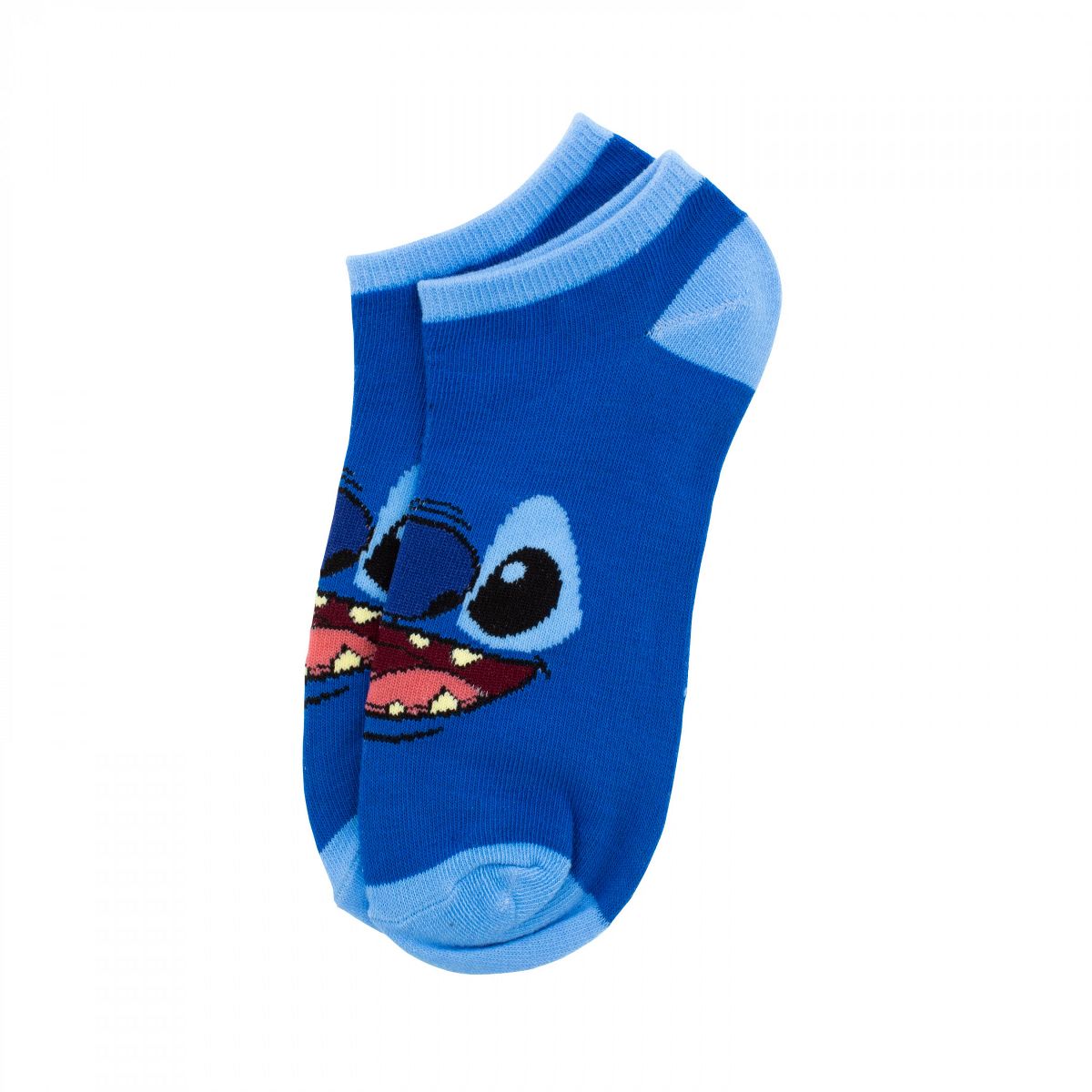 Womens Lilo and Stitch Rainbows and Flowers Ankle Socks 6-Pair Pack - thumbnail 2