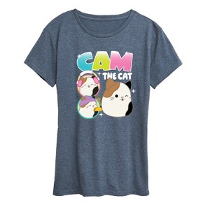 Women's - Squishmallows - Cam The Cat Short Sleeve Graphic T-Shirt - 1 of 4