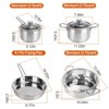 LunaLulink Stainless steel cookware set fast even heating induction cookware set - 2 of 4