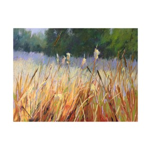 Trademark Fine Art - Carol Strock Wasson Cattails Canvas Art - 1 of 4