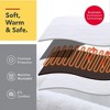 Heated Mattress Pad Full Size, Soft Breathable Electric Bed Warmer with Overheat Protection, 5 Heat Setting, ELT Certified, Machine Washable, 75x54 - image 3 of 4