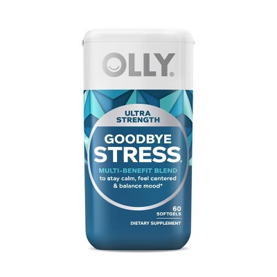 Olly Ultra Strength Goodbye Stress Relief Softgels Supplement - 60ct