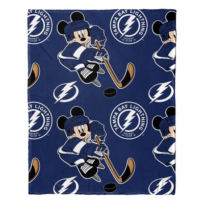 NHL Tampa Bay Lightning Mickey Silk Touch Throw Blanket and Hugger