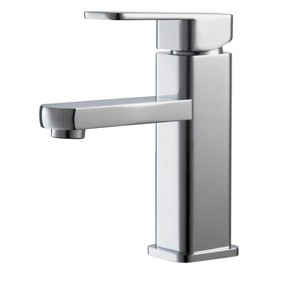 KubeBath Aqua Soho Single Hole Mount Bathroom Vanity Faucet - Chrome - 1 of 4