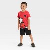 Toddler Boys' Disney Mickey Mouse Classic T-Shirt - Red - 4 of 4