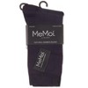Memoi Women's Flat-Knit Bamboo Blend Crew Socks - 3 of 3