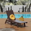 WestinTrends Poly Reclining Outdoor Patio Chaise Lounge Chair Adjustable - 2 of 2