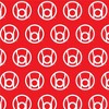 Green Lantern Blackest Night Red Lantern Logo Gift Wrap 30" x 72" - 2 of 4