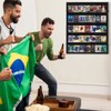 MUKE Lockable Graded Sports Card Display Case with 98% UV Protection, Acrylic Wall Mount for Baseball, Football & Trading Cards - 4 of 4